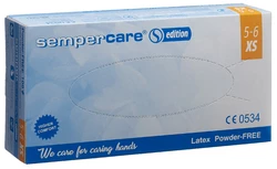 Sempercare Edition Handschuhe Latex XS ungepudert