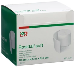 Rosidal soft Schaumstoffbinde 2.5mx10cmx0.4cm