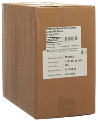 Pharmis Blisterfolien Quattro Large