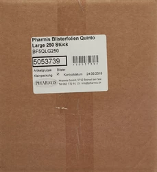Pharmis Blisterfolien Quinto Large