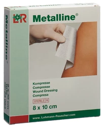 Metalline Kompressen 8x10cm steril