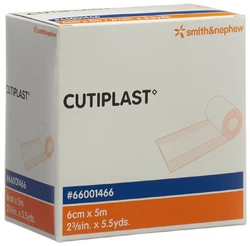 CUTIPLAST METERWARE Vliesstoffverband 6cmx5m weiss