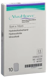 Varihesive Hydrokolloidverband Verband 5x10cm extra dünn