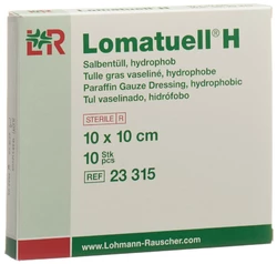 Lomatuell H Salbentüll 10x10cm steril