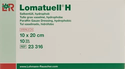 Lomatuell H Salbentüll 10x20cm steril