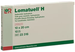 Lomatuell H Salbentüll 10x20cm steril