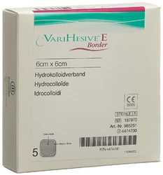 Varihesive Hydrokolloidverband Verband 6x6/10x10cm