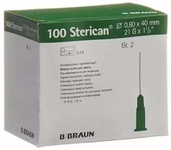 Sterican Nadel 21G 0.80x40mm grün Luer