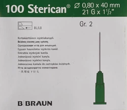 Sterican Nadel 21G 0.80x40mm grün Luer