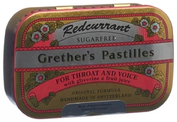 Grethers Redcurrant Pastillen ohne Zucker