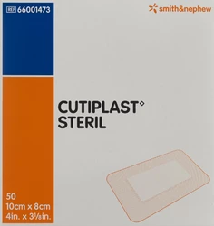 CUTIPLAST STERIL Wundverband 10cmx8cm weiss
