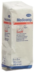 Medicomp Extra Vlieskompr 5x5cm n st