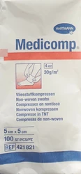 Medicomp Vlieskompr 5x5cm n st