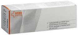 WERO SWISS Lux Elastische Fixierbinde 4mx8cm weiss