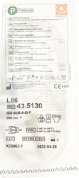 Codan Infusionsgerät Luer Lock L86 P-Y mit Belüftung
