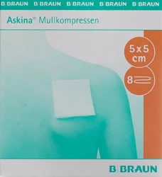 Askina Mullkompresse 5cmx5cm steril
