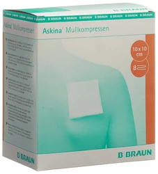 Askina Mullkompresse 10cmx10cm steril