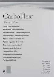 Carboflex Aktivkohle Verband 15x20cm steril