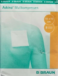Askina Mullkompresse 10cmx10cm