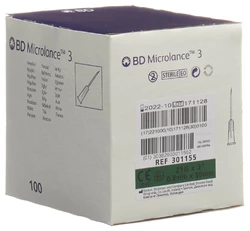BD Microlance 3 aiguilles 0.80x50mm vert