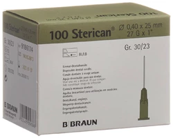 Sterican Nadel Dent 27G 0.4x25mm grau
