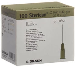 Sterican Nadel Dent 27G 0.4x40mm grau