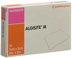 ALGISITE M Alginat Kompressen 5x5cm