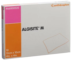 ALGISITE M Alginat Kompressen 10x10cm