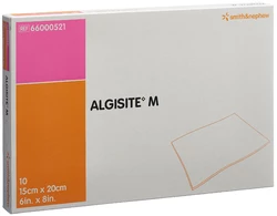 ALGISITE M Alginat Kompressen 15x20cm