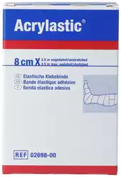 Acrylastic Pflasterbinde 2.5mx8cm elastisch