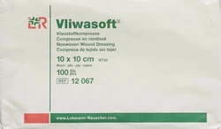 Vliwasoft Vliesstoffkompressen 10x10cm 6-lagig