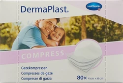 DermaPlast Gazekompresse 4x6cm