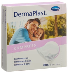 DermaPlast Gazekompresse 10x10cm