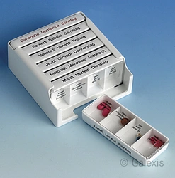 Medi-7 Medikamentendosierer weiss deutsch/französisch/italienisch