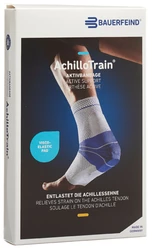 BAUERFEIND AchilloTrain Aktivbandage Grösse 5 links titan