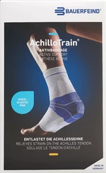 BAUERFEIND AchilloTrain Aktivbandage Grösse 5 links titan