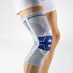 BAUERFEIND GenuTrain P3 Aktivbandage Grösse 1 links titan
