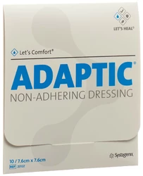 ADAPTIC Wundverband 7.6x7.6cm steril