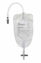 flexicare Urinbeutel 500ml 30cm Ablauf Rücklaufventil