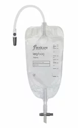 flexicare Urinbeutel 750ml 30cm Ablauf Rücklaufventil