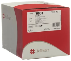 Hollister Urin-Beinbeutel 800ml mit Ableitungsschlauch 10cm Rücklaufsperre steril