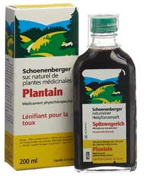 Schoenenberger Plantain suc de plantes médicinales