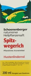 Schoenenberger Plantain suc de plantes médicinales