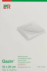 Gazin Mullkompressen Set 20x10cm 12fach