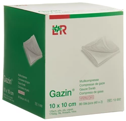 Gazin Mullkompressen 10x10cm 12fach steril