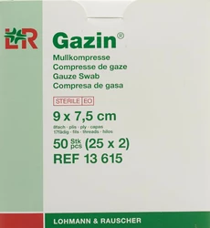 Gazin Mullkompressen Set 7.5x9cm 8fach steril