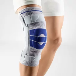 BAUERFEIND GenuTrain S Aktivbandage Grösse 3 rechts titan