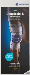 BAUERFEIND GenuTrain S Aktivbandage Grösse 3 rechts titan