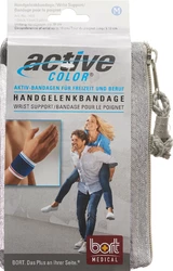 BORT ActiveColor Handgelenkbandage M -19cm blau