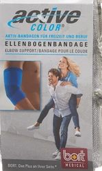BORT ActiveColor Ellenbogenbandage L +28cm blau
